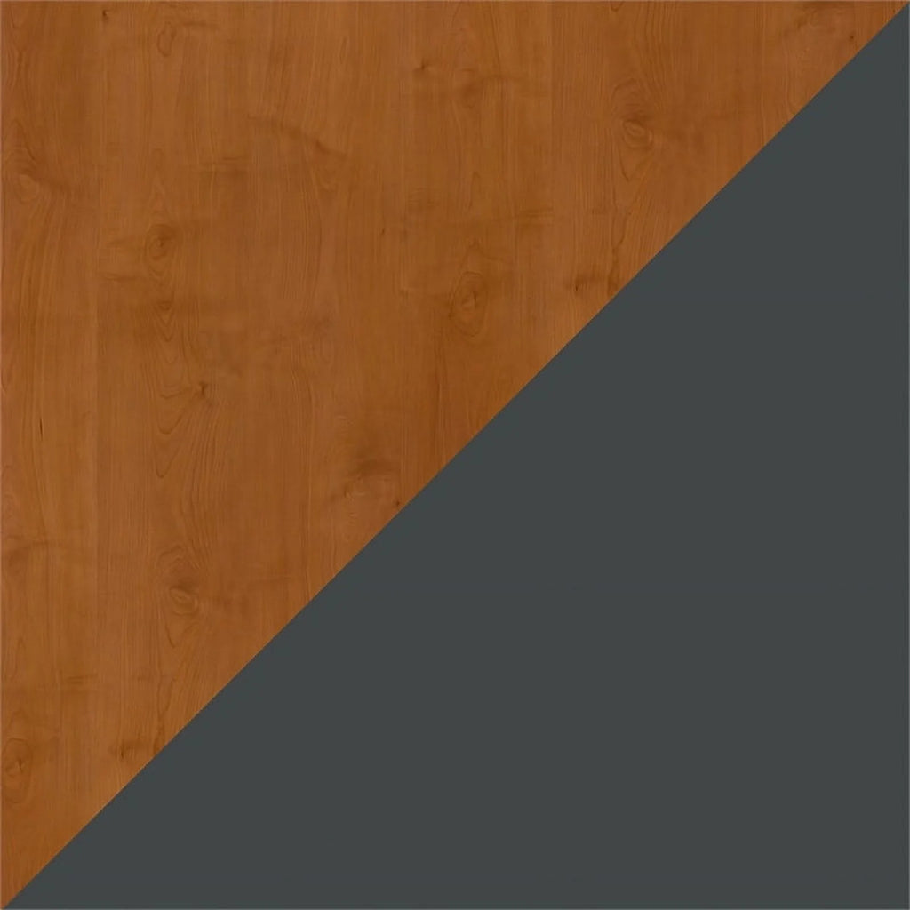 Natural Cherry/Gray Engineered Wood Desk L3966