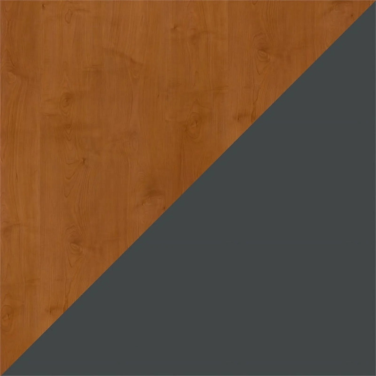 Natural Cherry/Gray Engineered Wood Desk L3966