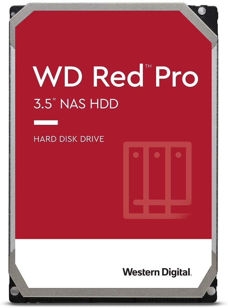 16TB WD Red Pro NAS Internal Hard Drive HDD - 7200 RPM, SATA 6 Gb/s, CMR, 256 MB Cache, 3.5 L468205