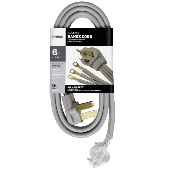 50 Amp 3-Wire Range Cord, 4 Pack E391716