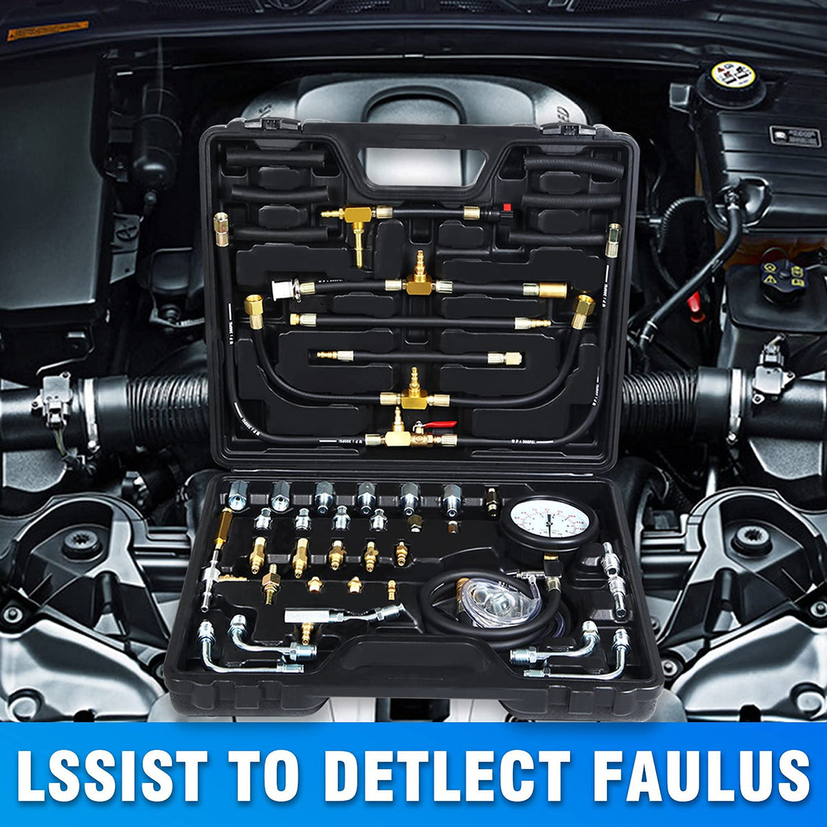 Fuel Pressure Test Kit 0-140 PSI Pack of 2 G544