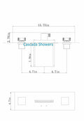 Chrome Finish LED Waterfall Bathroom Sink Faucet R5514