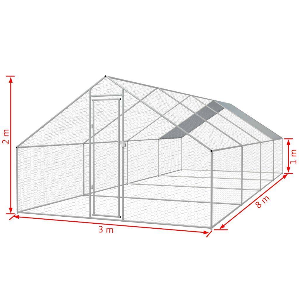 Galvanized Steel Chicken Cage Q1871