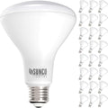 24 Pack BR30 LED Bulbs, 11W Equivalent 65W, 4000K Cool White, E26 Base, Dimmable Recessed Can Light Bulbs P2697