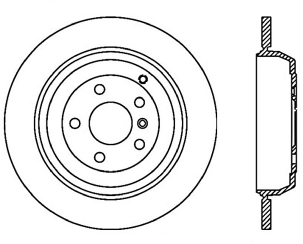 Slotted & Drilled Sport Brake Rotor Y3010
