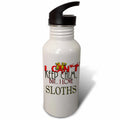 Sloths Flip Straw 21oz Water Bottle V51784