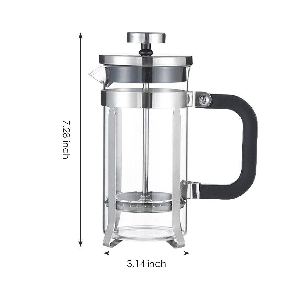 20oz Glass Stainless Steel French Coffee Press K949