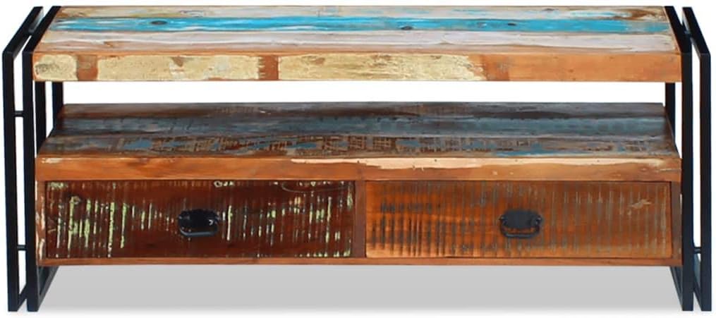 Solid Reclaimed Wood TV Cabinet P346757