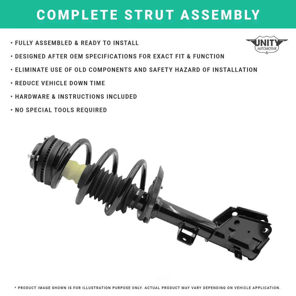 Rear Right Complete Strut Assembly H338
