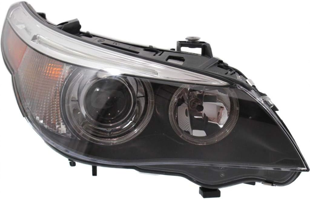 BMW 545i Headlight Assembly 2004 2005 Passenger Side HID R121728