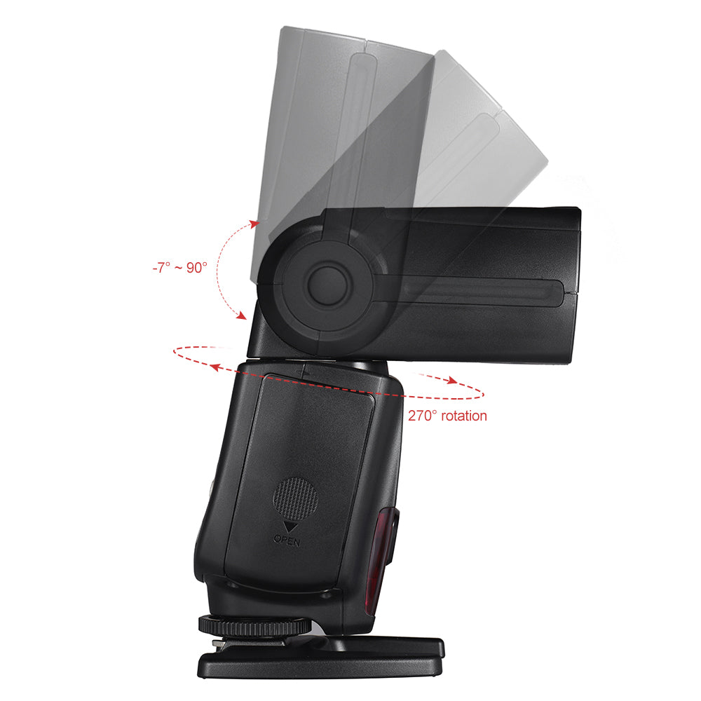 Wireless TTL Slave Flash Speedlite GN58 for Canon DSLR Camera L466