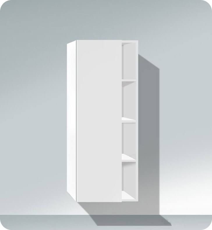 Bi-Color Pine Terra Tall Cabinet with Basalt Matt Side Z718454