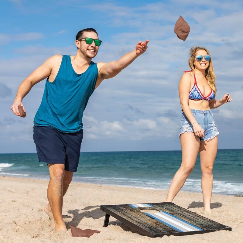 Manufactured Wood Cornhole Set V2027