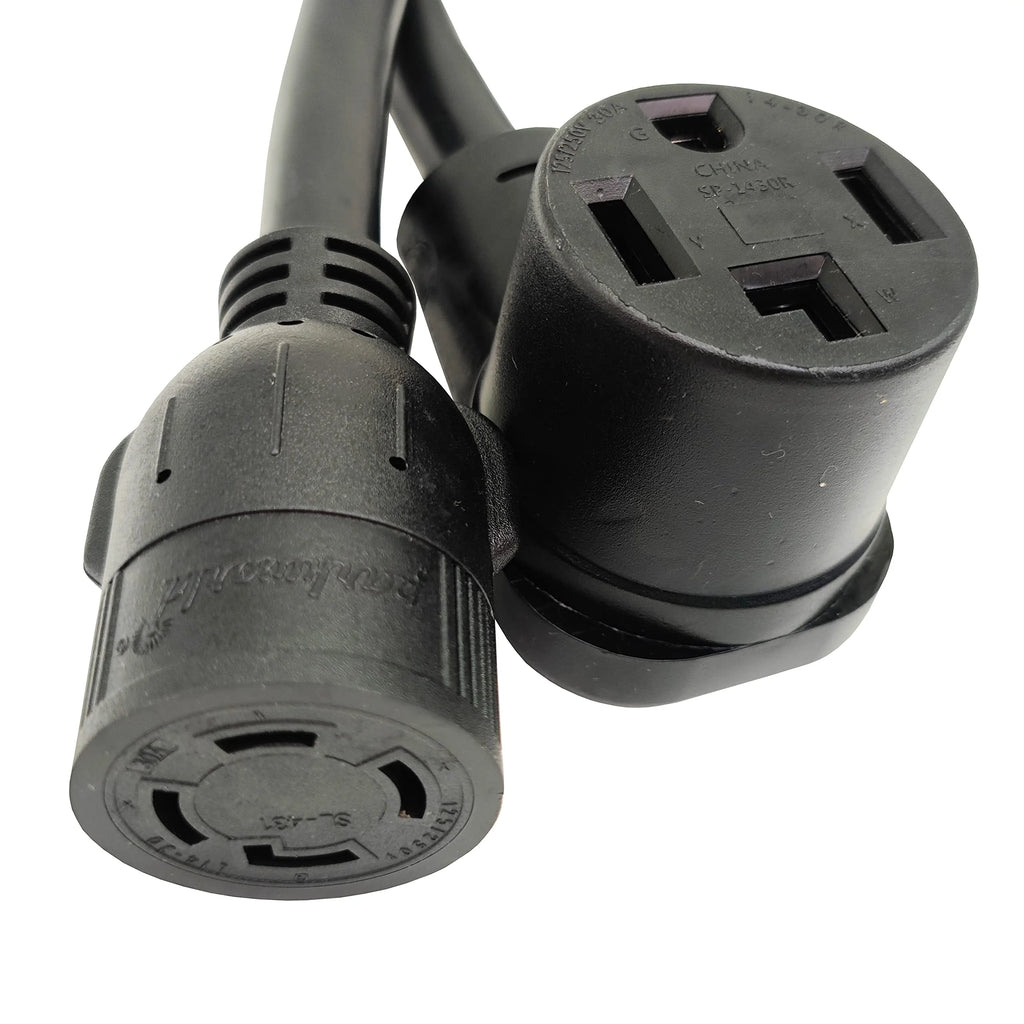 NEMA 14-30P to L14-30R Splitter Cord, 3 Feet Y420