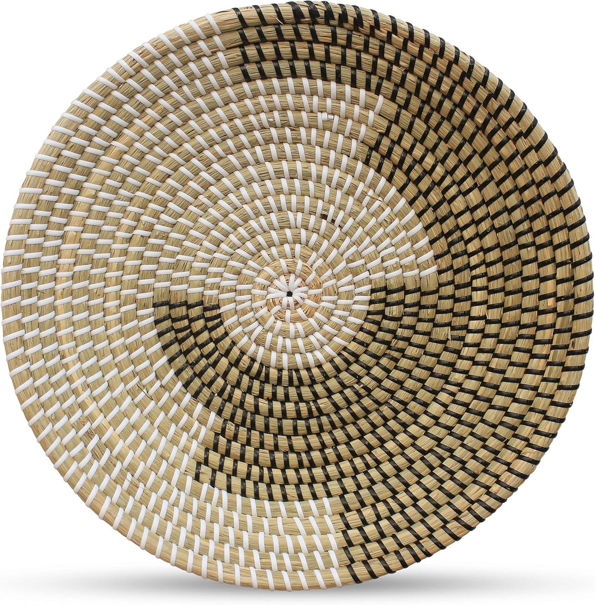 Hanging African Wall Basket of Seagrass, 13.8in, Pack of 2 G302