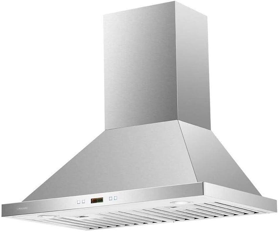 30 Range Hood Wall Mounted Brushed Stainless Steel Vent 900CFM R705281