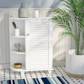 White Free-Standing Bathroom Cabinet J824802