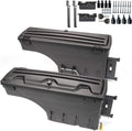 Lockable Truck Bed Toolbox Set of Driver & Passenger Side Swing Case H120