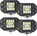 4PCS 42W LED Light Pods Spot Flood Combo Beam Work Light H698747
