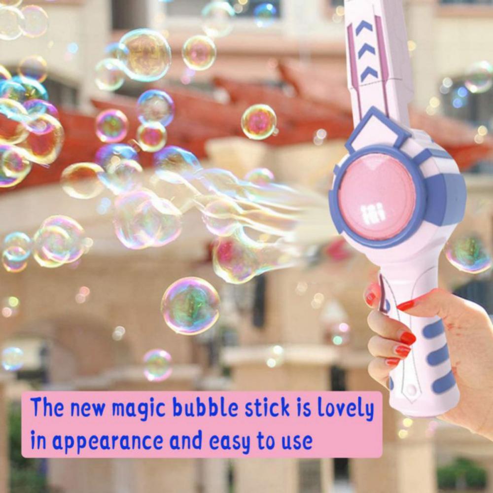 Blue Bubble Fish Electric Bubble Blowing Machine A855028
