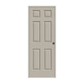 36 in. x 80 in. Desert Sand Painted Left-Hand Textured Molded Composite MDF Single Prehung Interior Door H88431