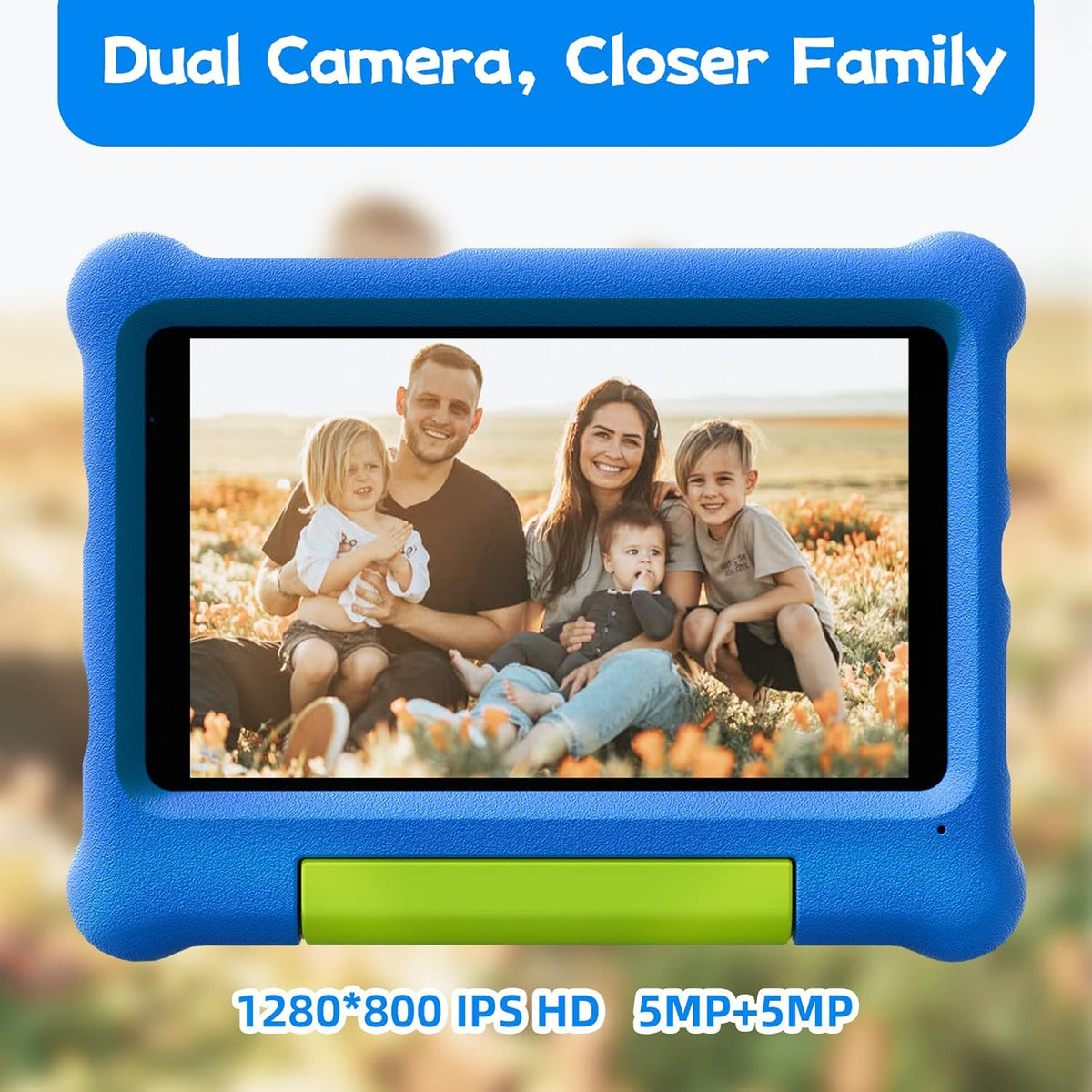 Kids Tablet 8 inch Android 11 Tablet 32GB Storage Blue O240144