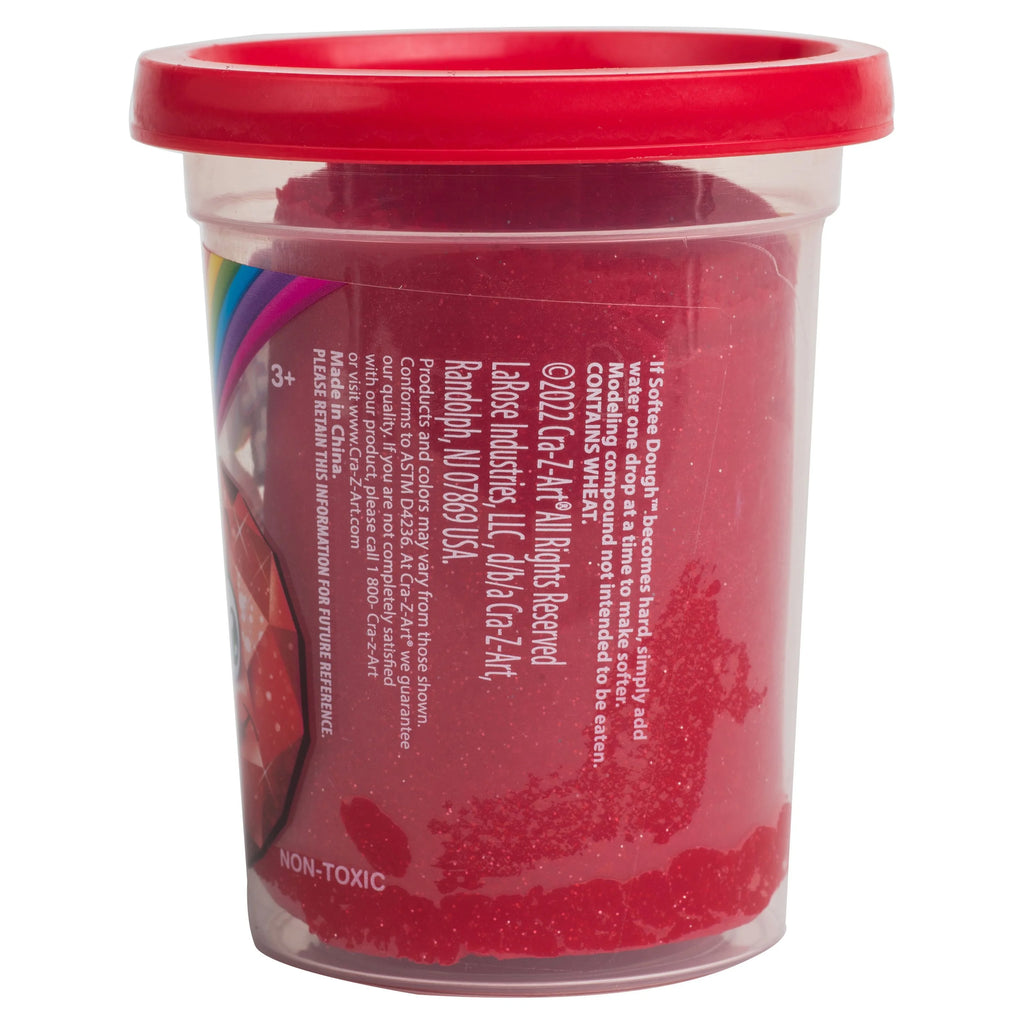 Scented Red Glitter Dough, 1 4oz A28503