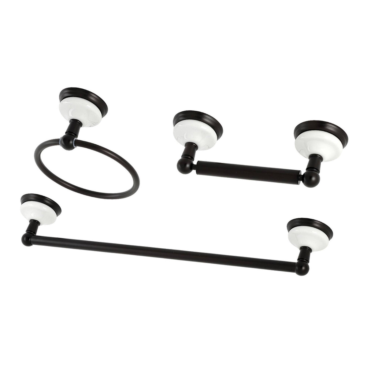 3-Piece Bathroom Hardware, Oil Rubbed Bronze K999