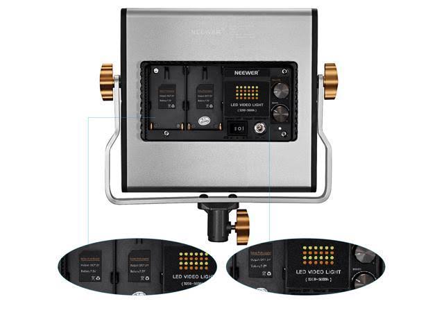 4 Packs Dimmable Bi-Color 480 LED Video Light and Stand Lighting Kit C592