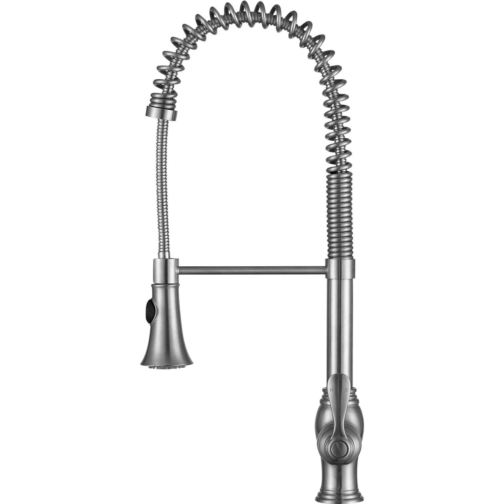 Brushed Nickel Single Handle Kitchen Faucet L15955