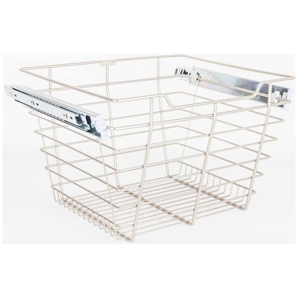 Satin Nickel Closet Pullout Basket J75524