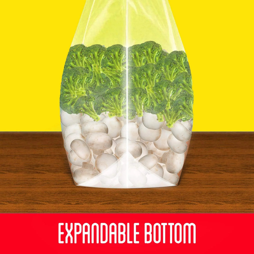 10 COUNT 5 Gallon 3 Mil Plastic Bag with Slider Top O672