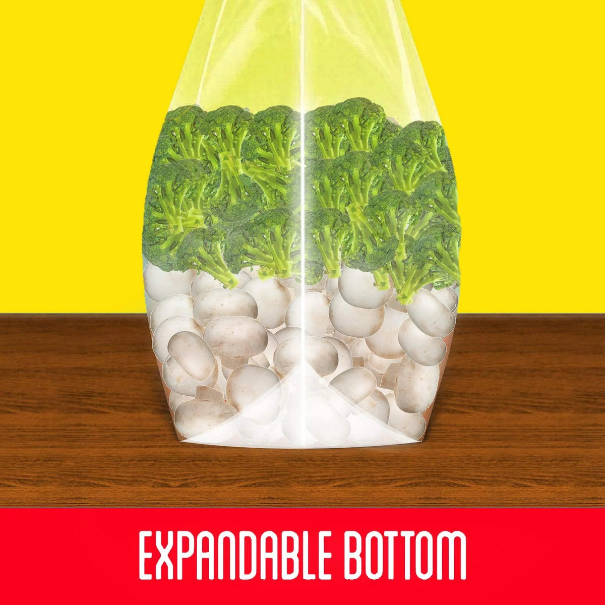 10 COUNT 5 Gallon 3 Mil Plastic Bag with Slider Top O672