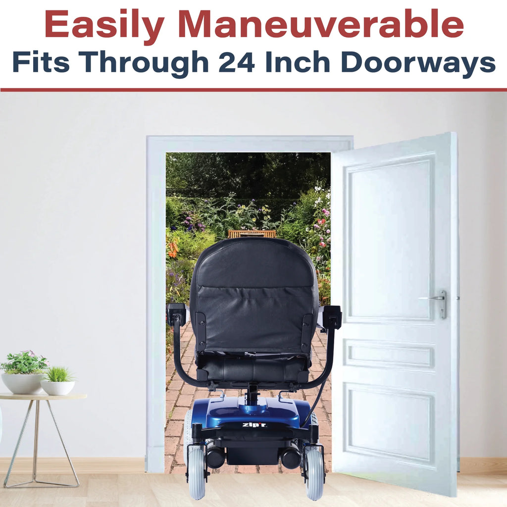 Blue Full Size Electric Wheelchair S401006