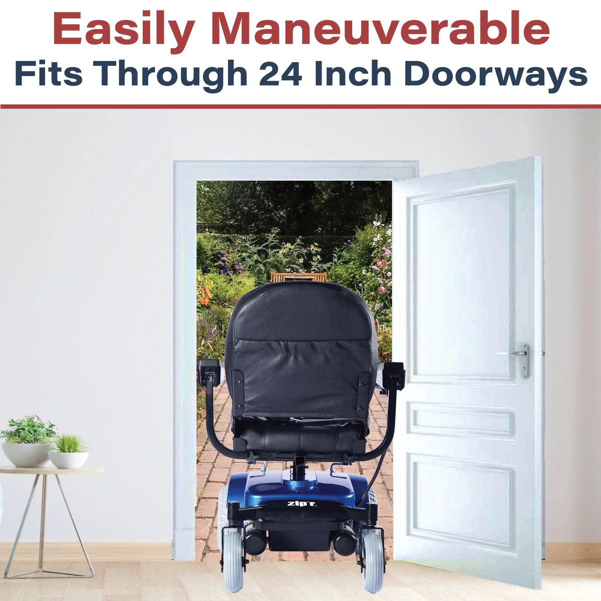 Blue Full Size Electric Wheelchair S401006