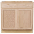 Natural Unfinished Sink Base Stock Cabinet J861