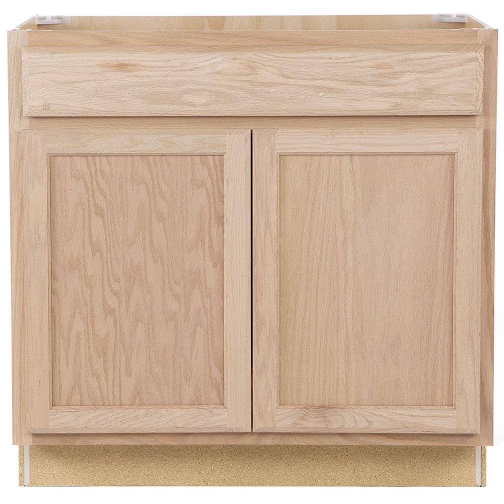 Natural Unfinished Sink Base Stock Cabinet J861