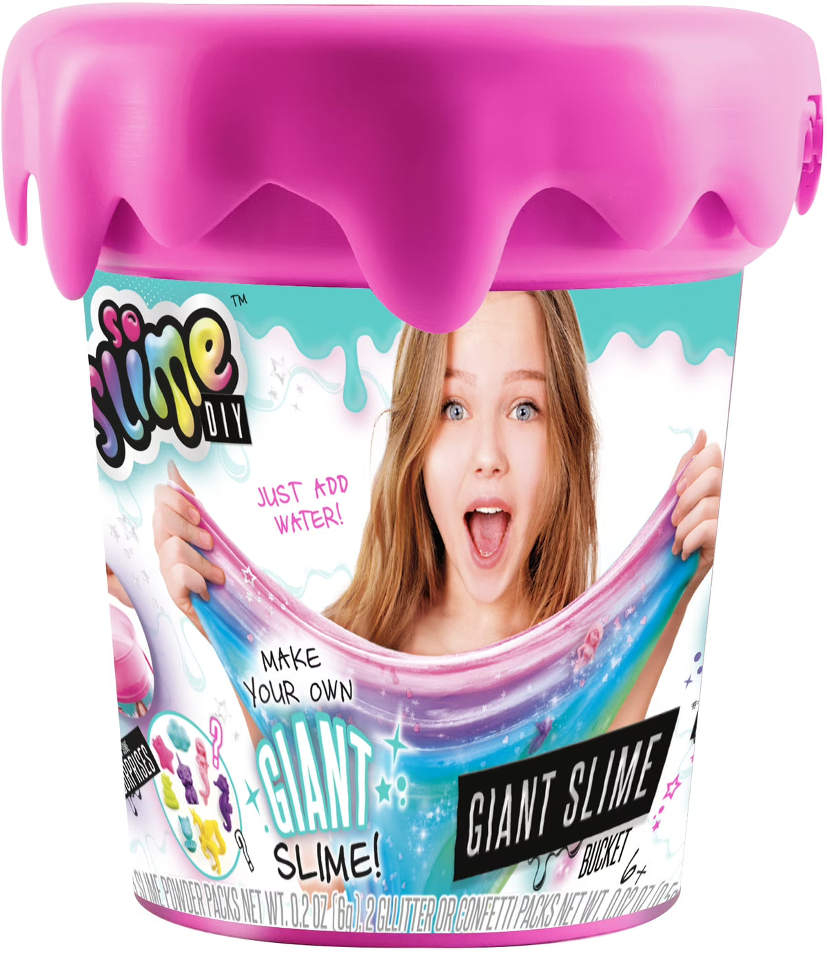 Giant Slime Bucket Pink N391
