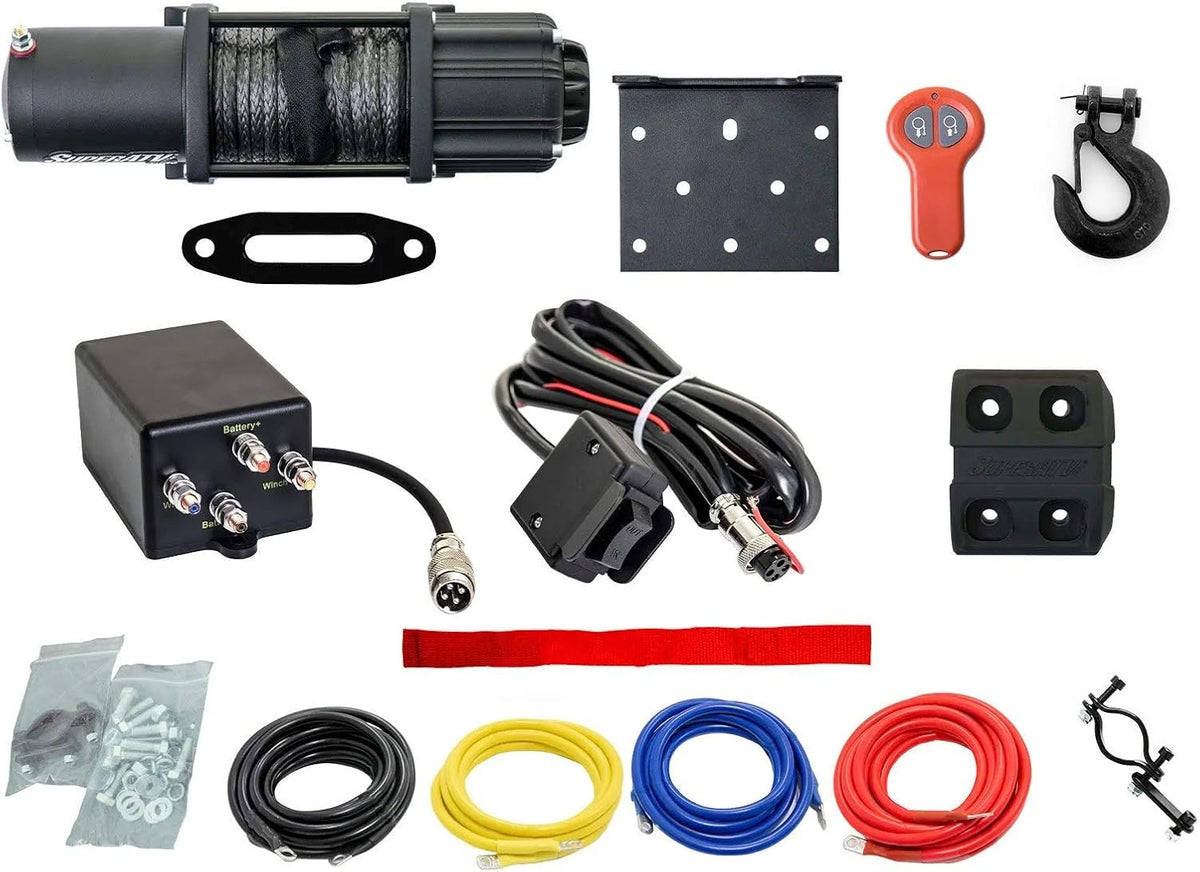 4500 lb Winch with Winch Mounting Plate Kit C4745