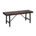 Oak & Black Bench A88775