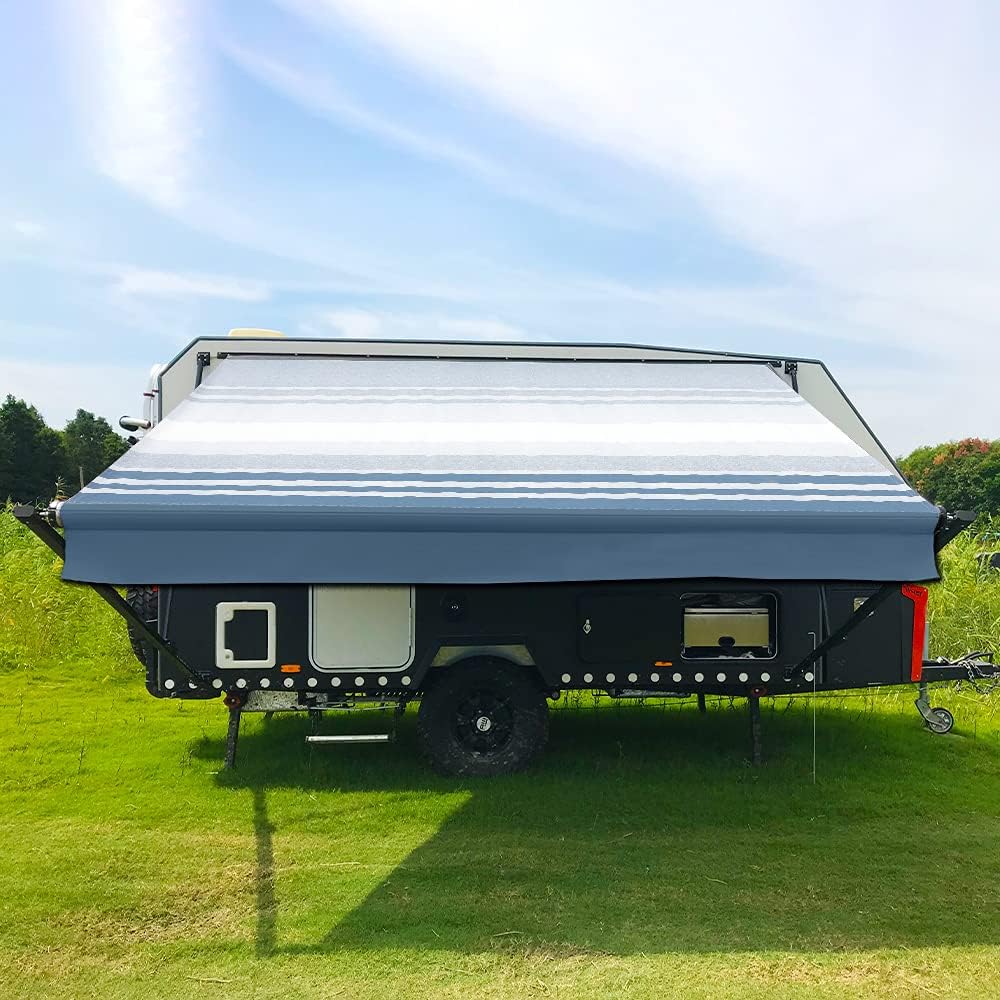 18 Feet Black Vinyl RV Awning Replacement X1681
