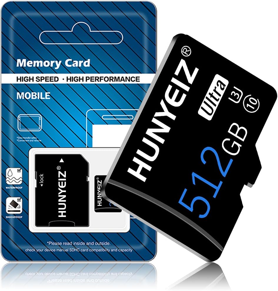 512GB Micro SD Card with SD Card Adapter V421