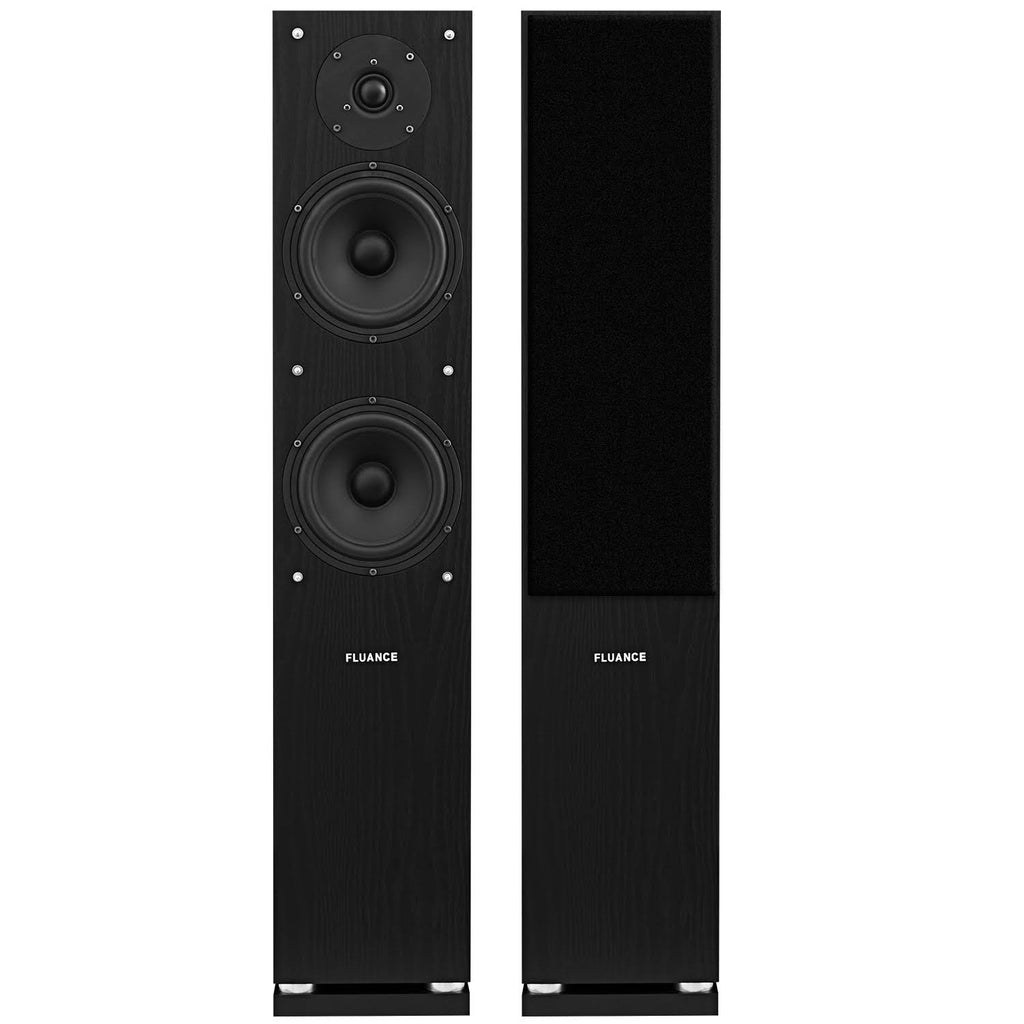 5.0 Channel 190W RMS 5 Speakers Black Speaker System S10104