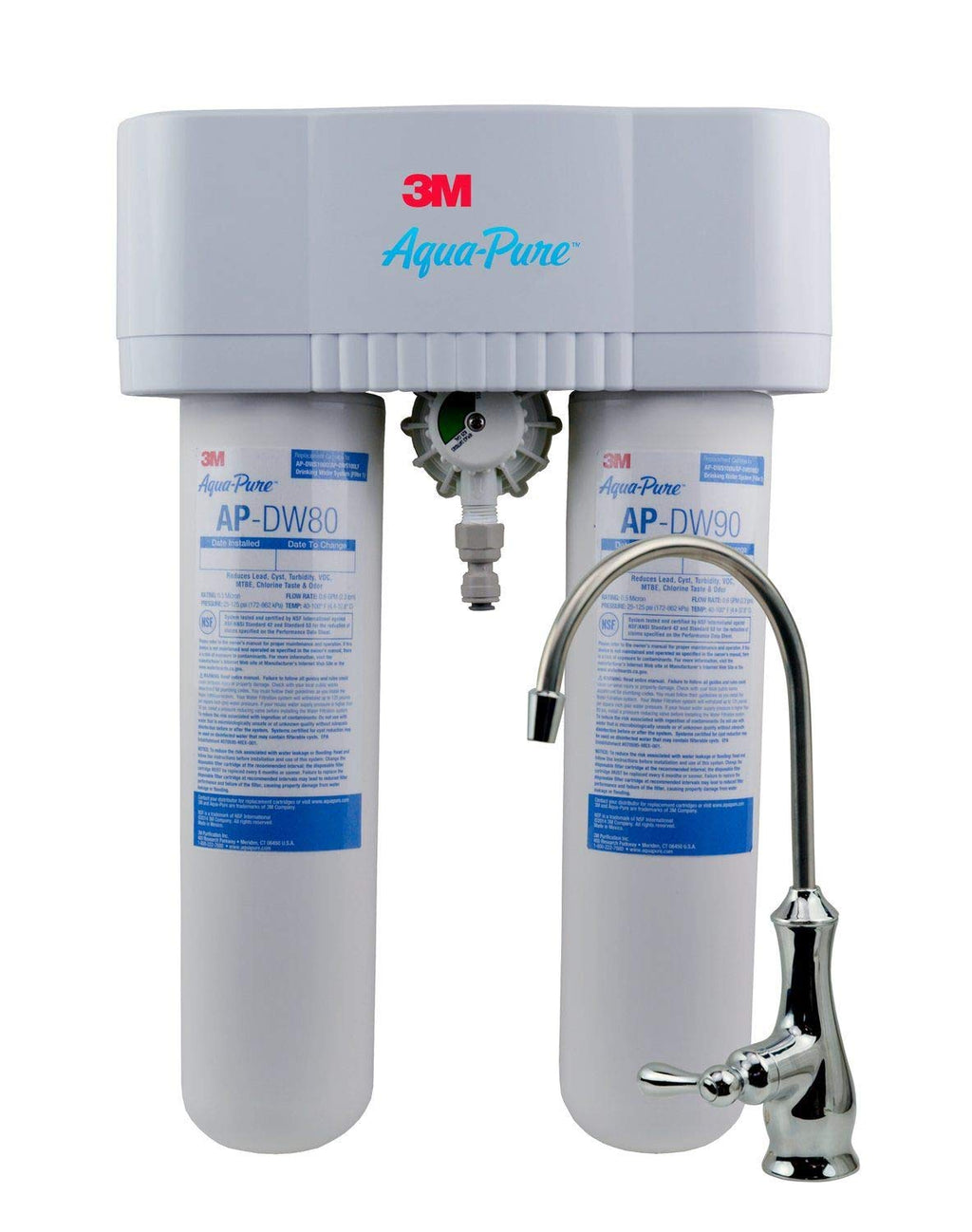 Under Sink Water Filter System with Dedicated Faucet L686
