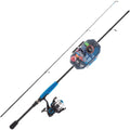 Fiberglass Fishing Rod & Spincast Reel Combo D40336