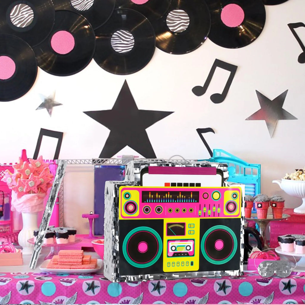 Boombox Pinata with Stick & Hanging Loop F74387