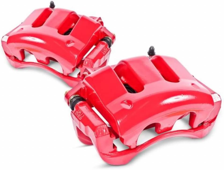 Red Front Brake Caliper Pair Q280470
