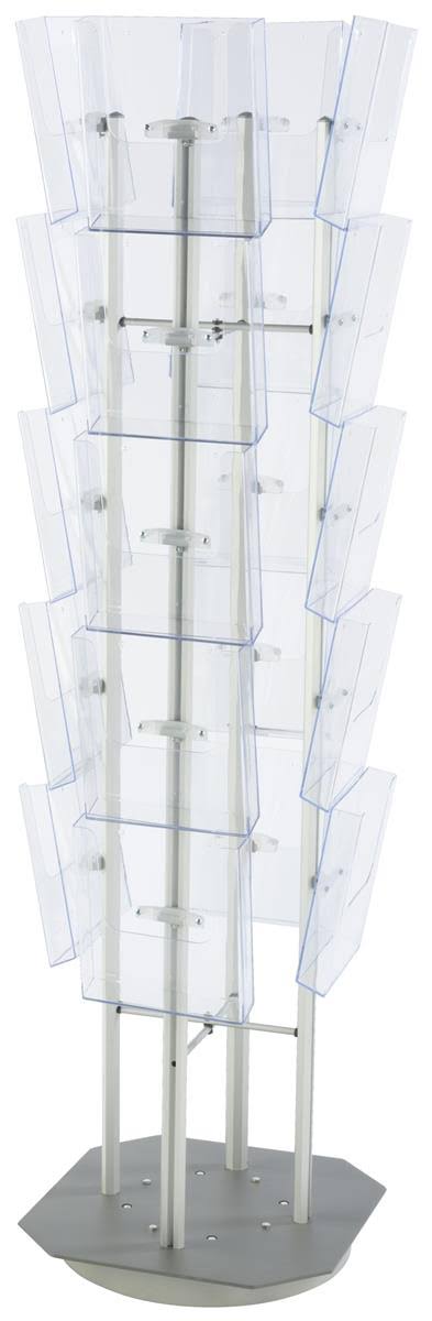 Spinning Magazine Stand with 20 Pockets U14723
