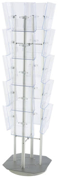 Spinning Magazine Stand with 20 Pockets U14723