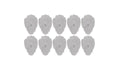 100 Sets (200 Pads) Replacement Paw Pads L46883